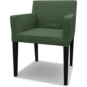 IKEA - Nils Dining Chair with Armrests Cover, Palm Green, Corduroy - Bemz