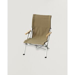 Snow Peak Low Beach Chair Khaki - Harmaa - Size: XS L XL XXL - Gender: men