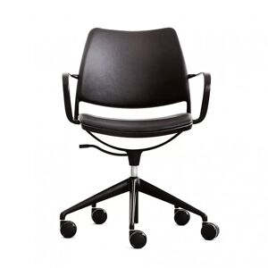 Stua Toimistotuoli Gas Task Chair, Väri Black Ecoleather, Jalusta/jalat Black