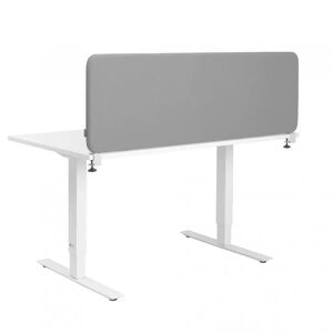 Abstracta Softline 30 - pöytäseinäke, korkeus 45 cm pöydän pinnasta, Koko L100 x K45 cm, Verhoilu Dox 51 - Tummanharmaa