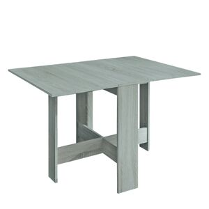 Toscohome Table pliante peu encombrante 130x76 cm couleur béton - Artemio