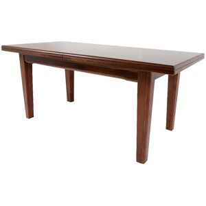 Toscohome Table à rallonge 180x85 cm couleur noyer - Ligure 180