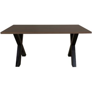 Toscohome Table rectangulaire 160x80cm couleur cacao - Gulliver