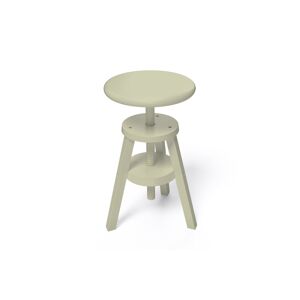 ABC MEUBLES Tabouret à vis en bois - - Moka