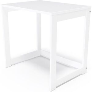 ABC MEUBLES Bureau bois Alban - - Blanc