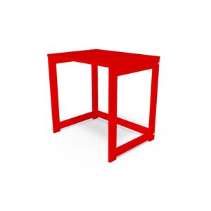 ABC MEUBLES Bureau bois Alban - - Rouge