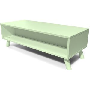 ABC MEUBLES Table basse scandinave bois rectangulaire Viking - - Vert Pastel - / - Vert Pastel