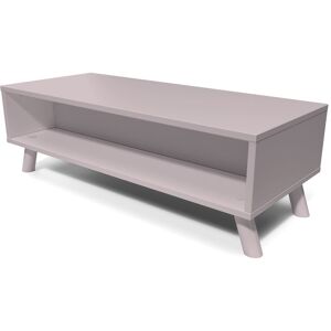 ABC MEUBLES Table basse scandinave bois rectangulaire Viking - - Violet Pastel - / - Violet Pastel