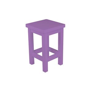ABC MEUBLES Tabouret droit bois made in France - - Lilas - / - Lilas