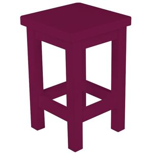 ABC MEUBLES Tabouret droit bois made in France - - Prune - / - Prune