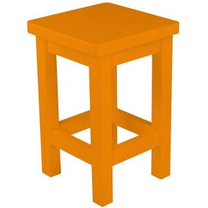 ABC MEUBLES Tabouret droit bois made in France - - Orange - / - Orange - Publicité