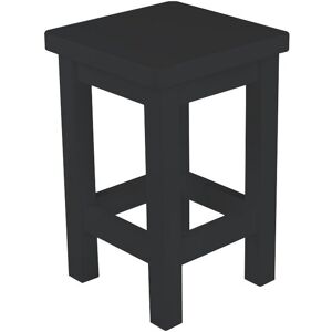 ABC MEUBLES Tabouret droit bois made in France - - Noir - / - Noir