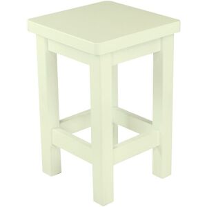 ABC MEUBLES Tabouret droit bois made in France - - Ivoire - / - Ivoire