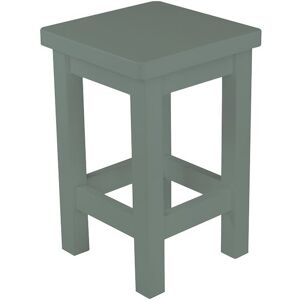 ABC MEUBLES Tabouret droit bois made in France - - Gris - / - Gris - Publicité