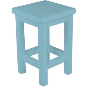 ABC MEUBLES Tabouret droit bois made in France - - Bleu Pastel - / - Bleu Pastel - Publicité