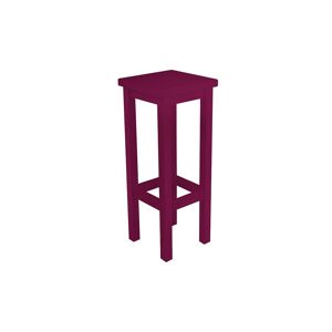 ABC MEUBLES Tabouret de bar droit bois made in France - - Prune - / - Prune - Publicité