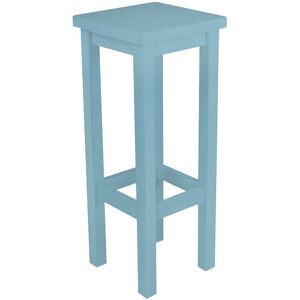 ABC MEUBLES Tabouret de bar droit bois made in France - - Bleu Pastel - / - Bleu Pastel - Publicité