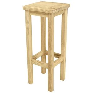 ABC MEUBLES Tabouret de bar droit bois made in France - - Miel - / - Miel