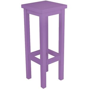 ABC MEUBLES Tabouret de bar droit bois made in France - - Lilas - / - Lilas