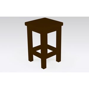 ABC MEUBLES Tabouret droit bois made in France - - Wengé - / - Wengé