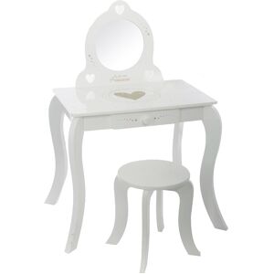 Atmosphera - Coiffeuse et Tabouret multicolore - 70.5x50.5x91 cm Multicolore - Publicité