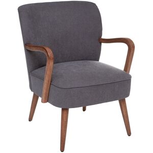 Atmosphera - Fauteuil Chiara gris - 62.5x71x79 cm Gris - Publicité