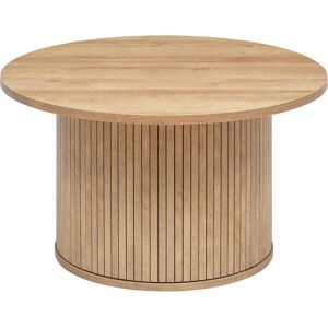 Atmosphera - Table à basse Colva beige - D.70x40 cm Beige - Publicité