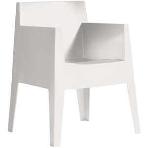 Driade - Toy Chaise avec accoudoirs, blanc (B1)