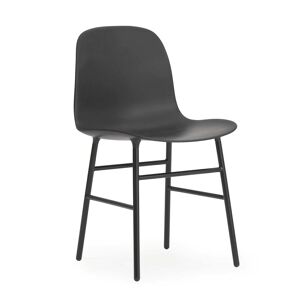Normann Copenhagen - Chaise Form, pietement acier / noir