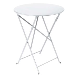 Fermob - Bistro Table pliante Ø 60 cm, blanc coton