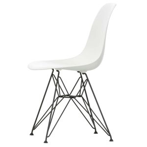 Vitra - Chaise Eames Plastic Side DSR, basic dark / white (planeur plastique basic dark)