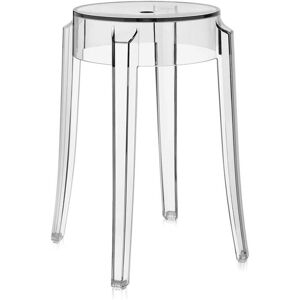 Kartell - Charles Ghost Tabouret H 46 cm, transparent - Publicité