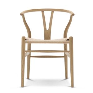 Carl Hansen - CH24 Wishbone Chair , chêne savonné / tressage naturel