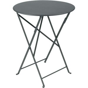 Fermob - Bistro Table pliante Ø 60 cm, gris orageux