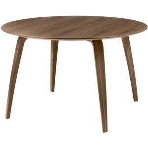 Gubi - Table, Ø 120 x 72 cm, bois de noyer