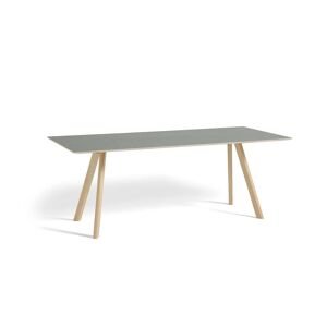 HAY Copenhague CPH30 Table de salle a manger 200 x 90 cm chene laque linoleum gris