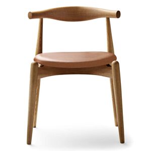 Carl Hansen - CH20 Elbow Chair, chêne huilé / cuir (Sif 95)
