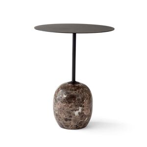 &Tradition & Tradition - Lato Table d'appoint, H 50 cm / Ø 40 cm, warm black / marbre emparador - Publicité