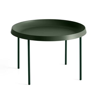 HAY - Table d'appoint Tulou, Ø 55 x H 35 cm, vert mat / vert mousse foncé