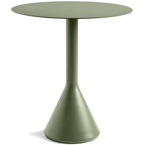 HAY - Palissade Cone Table de bistrot Ø 70 x H 74 cm, olive