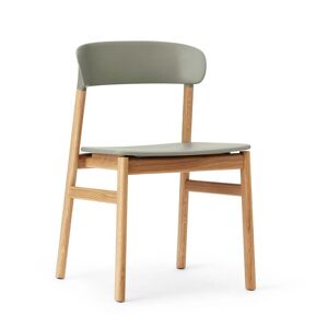 Normann Copenhagen - chaise Herit, chêne / vert dusty