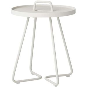 Cane-line - On-the-move Table d'appoint Outdoor, Ø 37 x H 42 cm, blanc