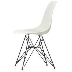 Vitra - Chaise, Chaise Eames Plastic Side DSR, basic dark / pebble (feutre feutre basic dark)