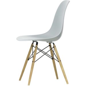 Vitra - Eames Plastic Side Chair DSW, Frene miel / gris clair (feutre blanc planeur)