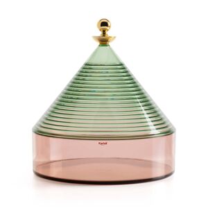 Kartell - Trullo contenant de table, vert sauge / rose