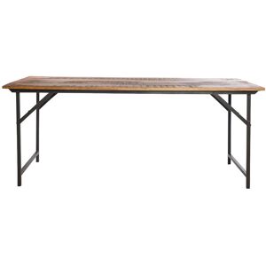 House Doctor - Table de fête, 180 x 80 cm, marron