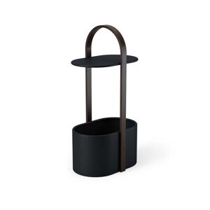 Umbra - Bellwood Storage Table d'appoint avec tablette, noix / noir