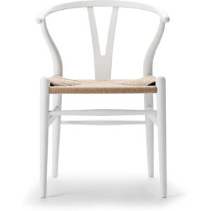 Carl Hansen - CH24 Wishbone Chair , soft white / tressage naturel