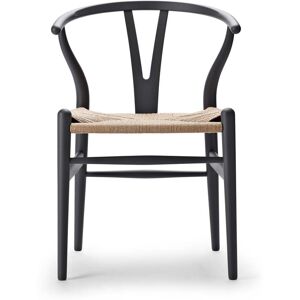 Carl Hansen - CH24 Wishbone Chair , soft grey / tressage naturel