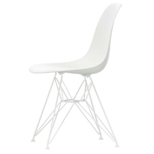Vitra - Chaise Eames plastic side chair DSR, blanc / blanc (patins en feutre blanc)